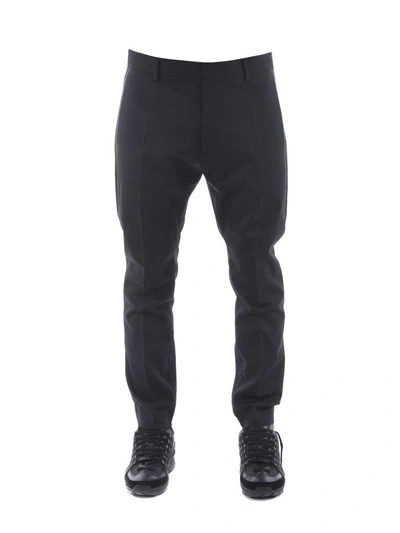Shop Dsquared2 Tapered Trousers In Nero