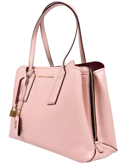 Shop Marc Jacobs The Editor Tote In Rose