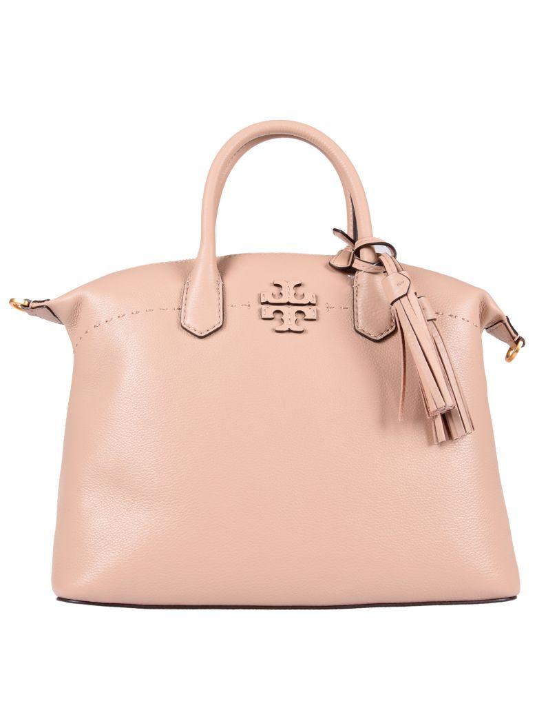 mcgraw slouchy leather satchel tory burch