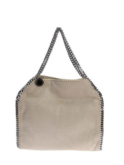 Shop Stella Mccartney Faux Leather Bag In Beige