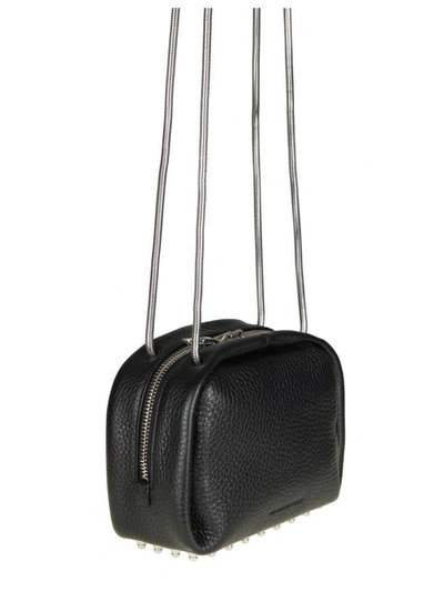 Shop Alexander Wang Shoulder Bag In Black Leather