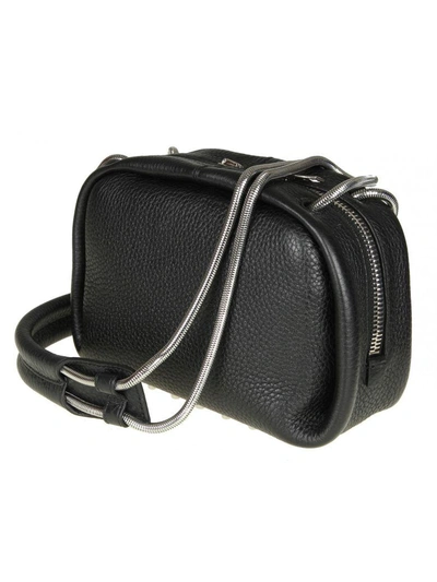 Shop Alexander Wang Shoulder Bag In Black Leather