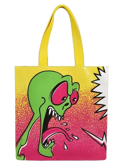 Shop Jeremy Scott Printed Shopper Bag In A1888