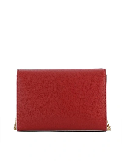 Shop Dsquared2 Red Leather Shoulder Bag