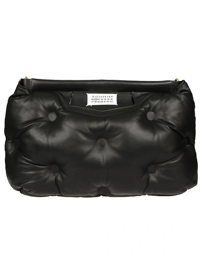 Shop Maison Margiela Quilted Shoulder Bag In Black