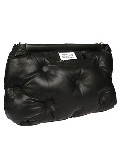 Shop Maison Margiela Quilted Shoulder Bag In Black