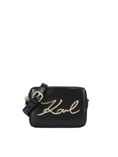 Shop Karl Lagerfeld K-signature Shoulder Bag