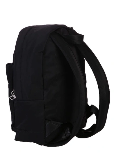 Shop Kenzo Black Logo Backpack
