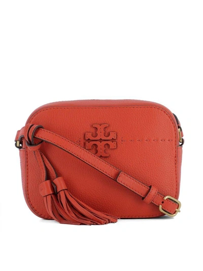 Shop Tory Burch Red Leather Shoulder Strap