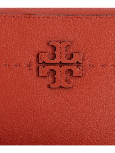 Shop Tory Burch Red Leather Shoulder Strap