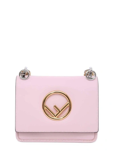 Shop Fendi Kan I F Small Handbag In Rosa