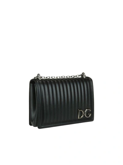Shop Dolce & Gabbana Dg Girls Shoulder Bag In Black