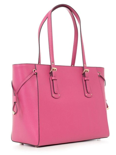 Shop Michael Michael Kors Tote In Ultra Pink