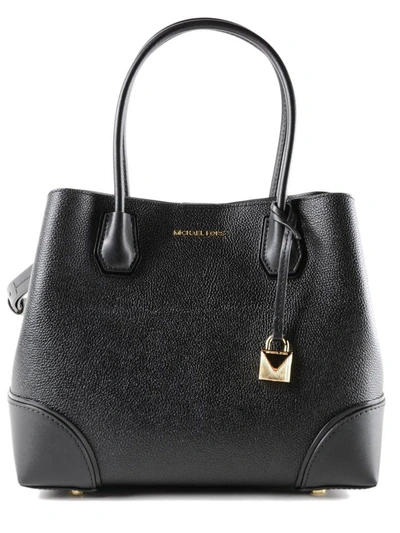 Shop Michael Kors Mercer Gallery Md Tote In Black