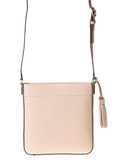 Shop Tory Burch Sand Mcgraw Swing Pack In Leather In Devon Sand