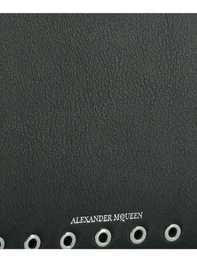 Shop Alexander Mcqueen Black Leather Shoulder Bag