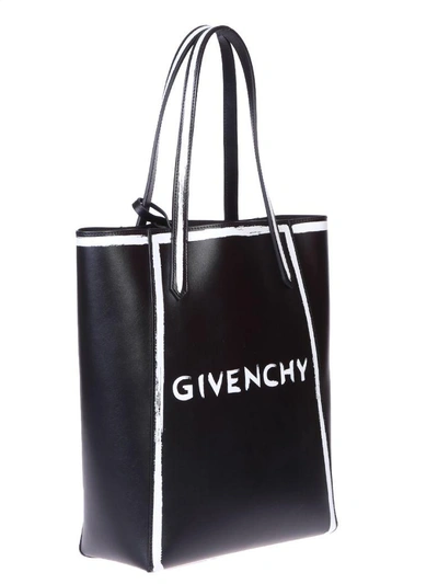 Shop Givenchy Black Stargate Graffiti Bag