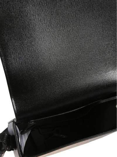 Shop Off-white Industrial Tape Shoulder Bag In Black Black