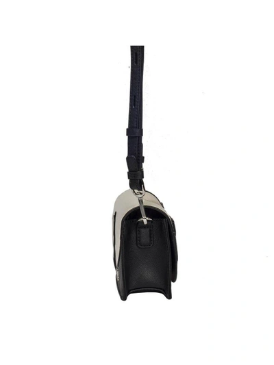 Shop Karl Lagerfeld K-ikonik Mini Shoulder Bag In Black