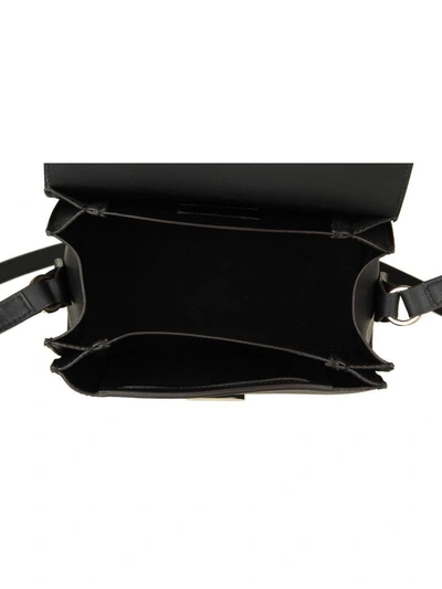 Shop Furla Milano S Shoulder In Black Leather In Onyx