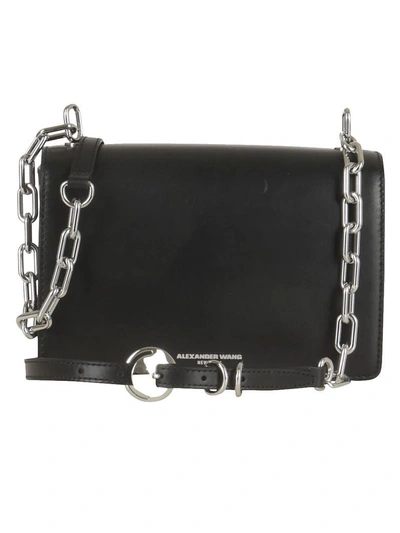 Shop Alexander Wang Chain Strap Shoulder Bag In Black