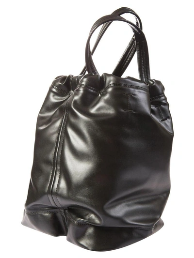 Shop Paco Rabanne Classic Bucket Bag In Black