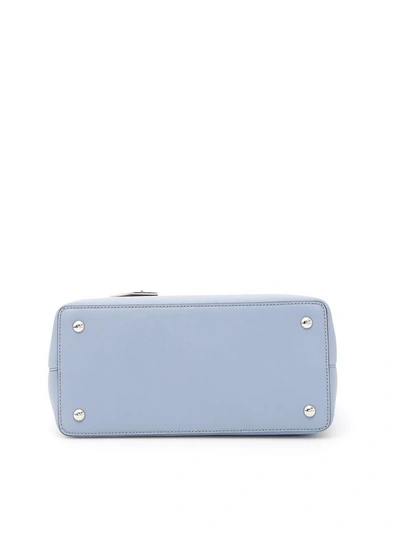 Shop Fendi Petite 2jours Bag In A.sky+cuoio