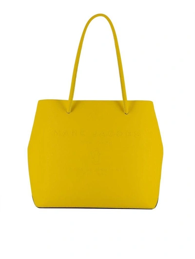 Shop Marc Jacobs Yellow Leather Shoulder Bag