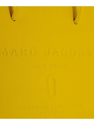 Shop Marc Jacobs Yellow Leather Shoulder Bag