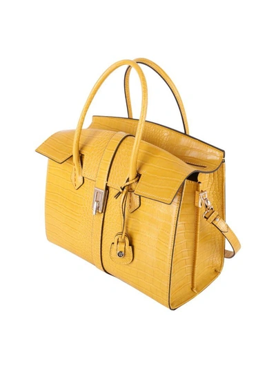 Shop Trussardi Suzanne Bag In Mustard