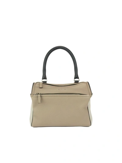 Shop Givenchy Small Pandora Bag In Linen