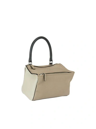 Shop Givenchy Small Pandora Bag In Linen