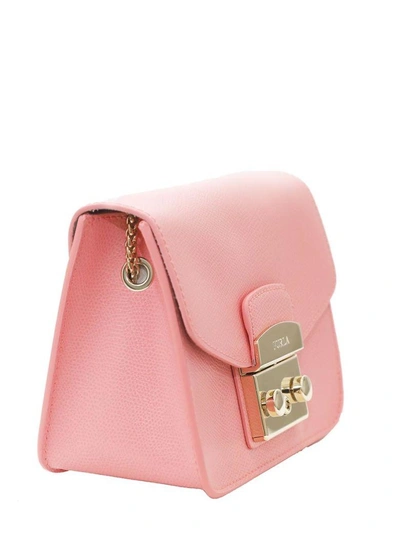 Shop Furla - Mini Crossbody Bag Metropolis In Pink