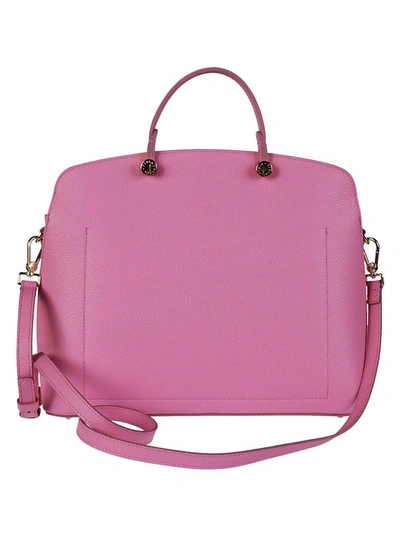 Shop Furla My Piper Tote In Orchid Pink