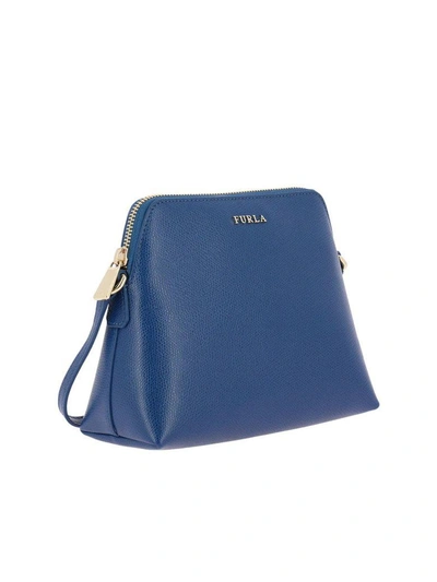 Shop Furla Mini Bag Shoulder Bag Women  In Blue