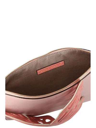 Shop Sophia Webster Flossy Clutch In Rose-pink