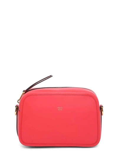 Shop Fendi Camera Case Shouder Bag In Rosso