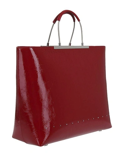 Shop Alexander Wang Dime Tote In Red
