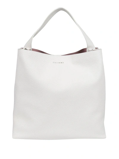 Shop Orciani Soft Tote In White