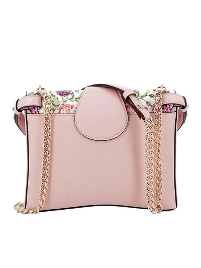 Christian Louboutin Latte-pompadour Leather Shoulder Bag In Pink