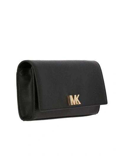 Shop Michael Michael Kors Clutch Shoulder Bag Women  In Black