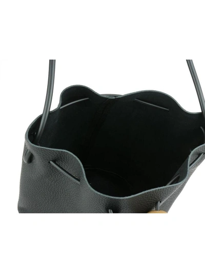 Shop Building Block Bucket Bag In Black