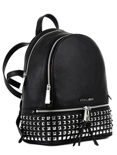 Shop Michael Michael Kors Backpack Rhea Zip In Black