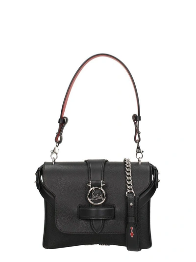 Shop Christian Louboutin Black Leather Small Rubylou Bag