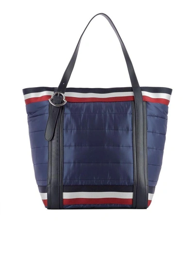 Shop Moncler Amagi Shoulder Bag In Blue