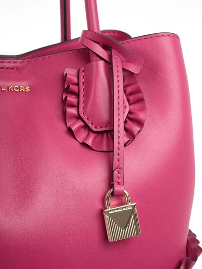 Shop Michael Michael Kors Tote In Ultra Pink