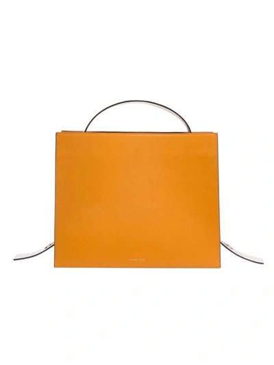 Shop Danse Lente Rectangular Tote Bag In Yellow & Orange