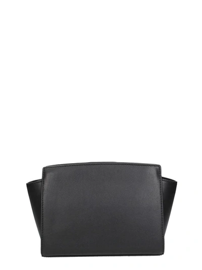 Shop Michael Kors Shoulder Bag In Black Leather