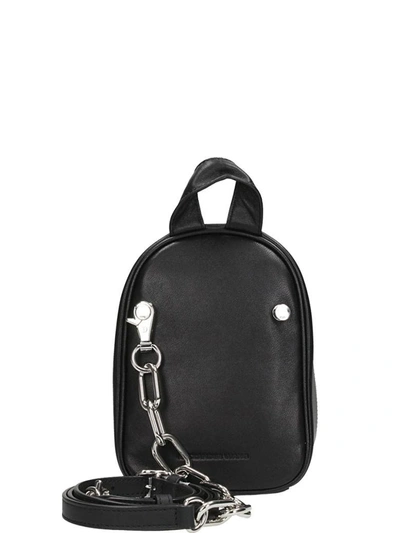 Shop Alexander Wang Black Leather Attica Backpack