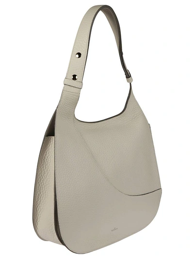 Shop Hogan Studded Strap Tote In White